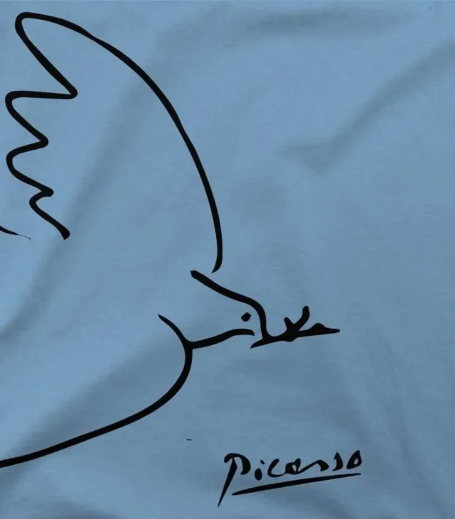 Pablo Picasso Dove Of Peace 1949 Artwork T-Shirt - Image 4