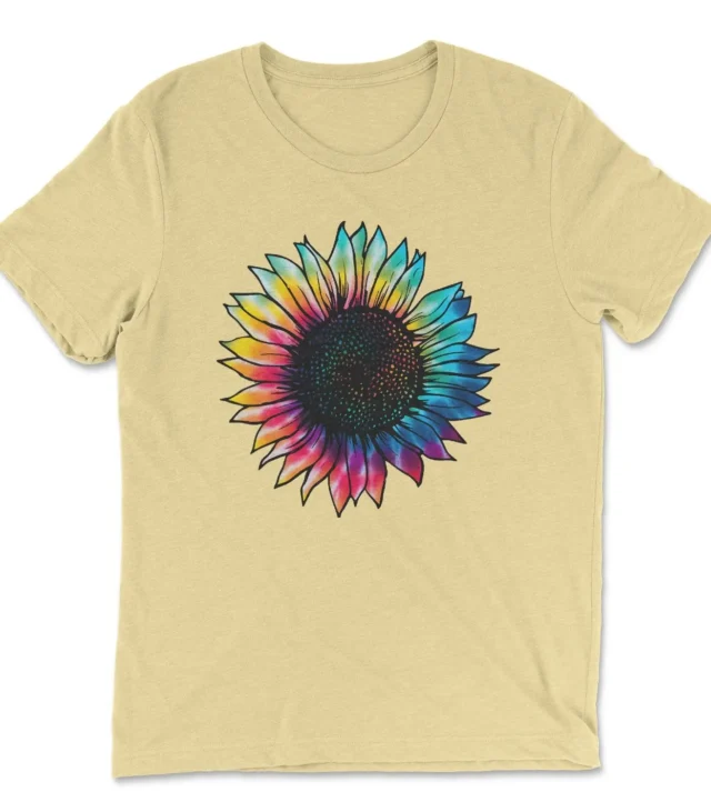 Tie Dye Sunflower Tee