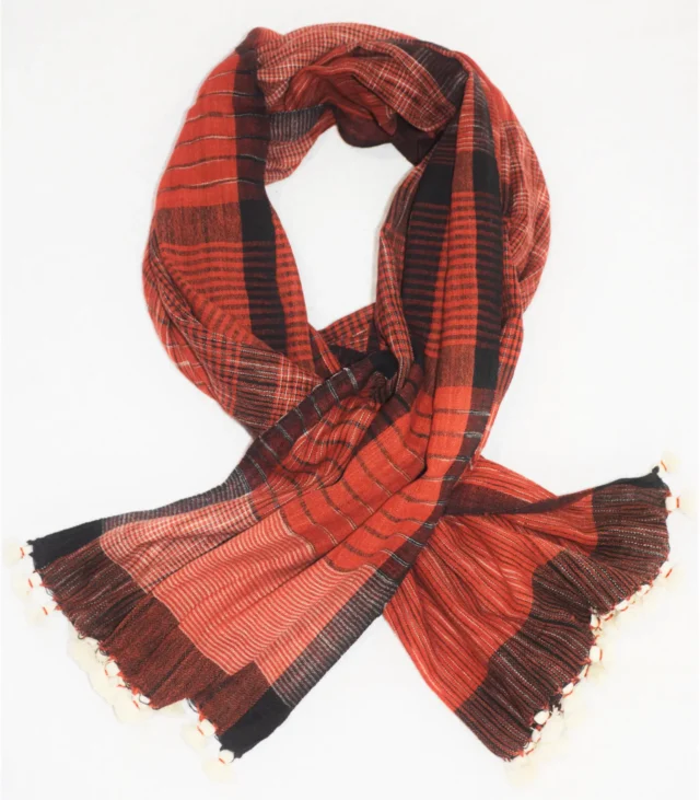 Stylish Hand-Woven Cotton Scarves for a Sophisticated Look | Shop Now