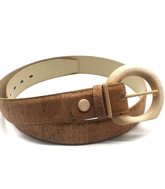 Zion Heart 411 - Sustainable Wooden Buckle Belt | Stylish & Eco-Friendly Fashion Accessory