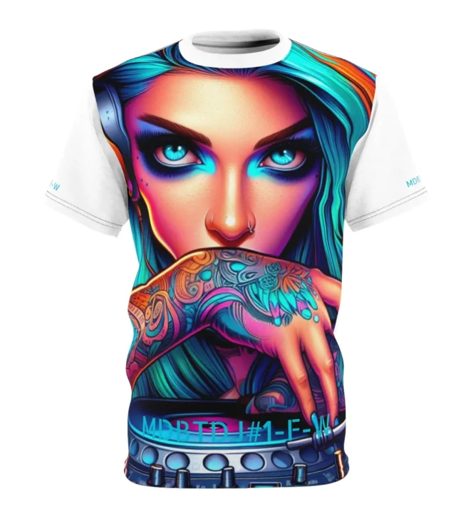 MDBTDJ#1-F-W Premium Tee Shirt - Unisex Tattooed Dj's Limited Edition - Image 8