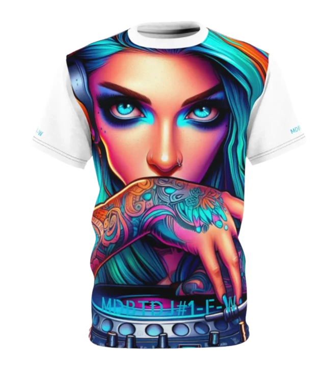 MDBTDJ#1-F-W Premium Tee Shirt - Unisex Tattooed Dj's Limited Edition - Image 2