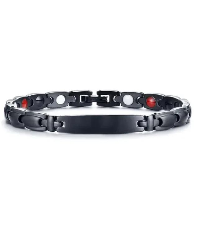 Shop Womens Black Magnetic Bracelet - Stylish and Health-Boosting